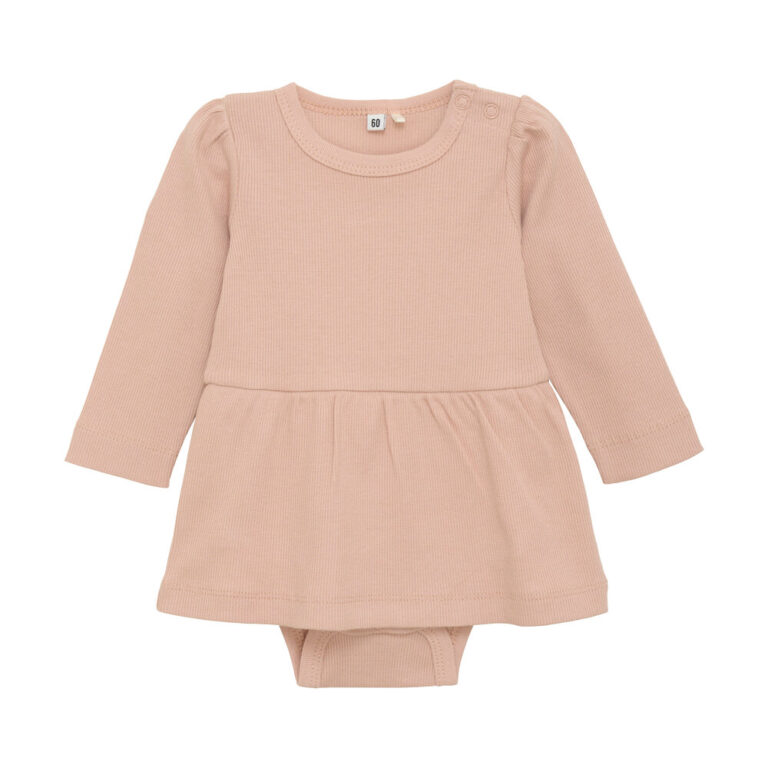 Bodykjole langærmet - Mahogany Rose - 80