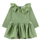 Crystala kjole - Moss Green - 68