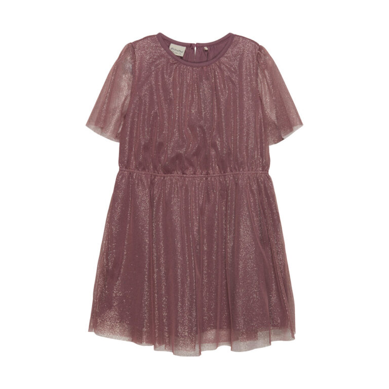Kjole kortærmet - Rose Taupe - 116