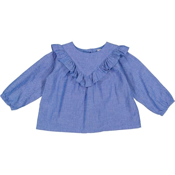 MarMar Bright Denim Tulette Bluse