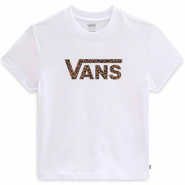 VANS Flying V Crew T-shirt White/Leopard