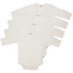 4 Stk L/Æ Bodystockings - White 100 - 104