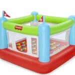 Fisher-Price Hoppe-borg 175 x 173 x 135 cm inkl. bolde og el pumpe