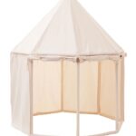 Kids Concept Legetelt - Pavillon - 122x142 cm - Naturhvid