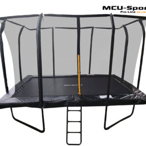 MCU-Sport Pro-Line Firkantet Trampolin+net+stige 366 x 244cm