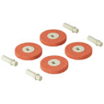 MODU 4x Foam Wheels - 4-pak - Burnt Orange/Dusty Green