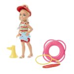 Barbie Chelsea Can Be... Lifeguard Doll And 6 Career-themed Accessories Including Life Buoy