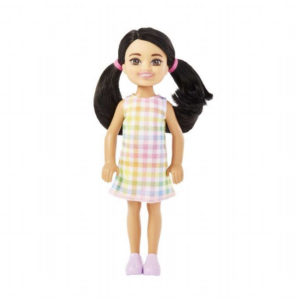 Barbie Chelsea Plaid Dress Dukke