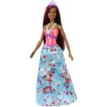 Barbie Dreamtopia Princess Doll - Blue Skirt & Pink Hair Streak