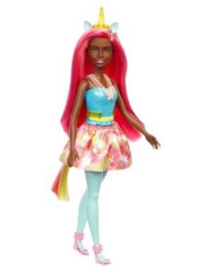 Barbie Dreamtopia Unicorn Doll (Pink/Yellow Hair)