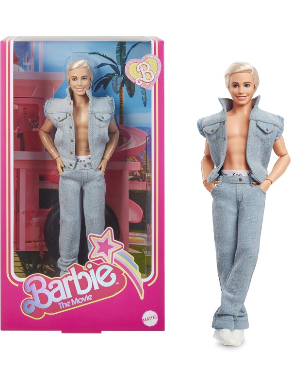 Barbie Ken Doll Wearing Denim Matching Set