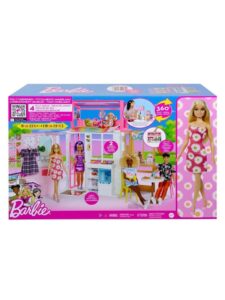 Barbie Leg-og-tag-med Hus inkl. Dukke