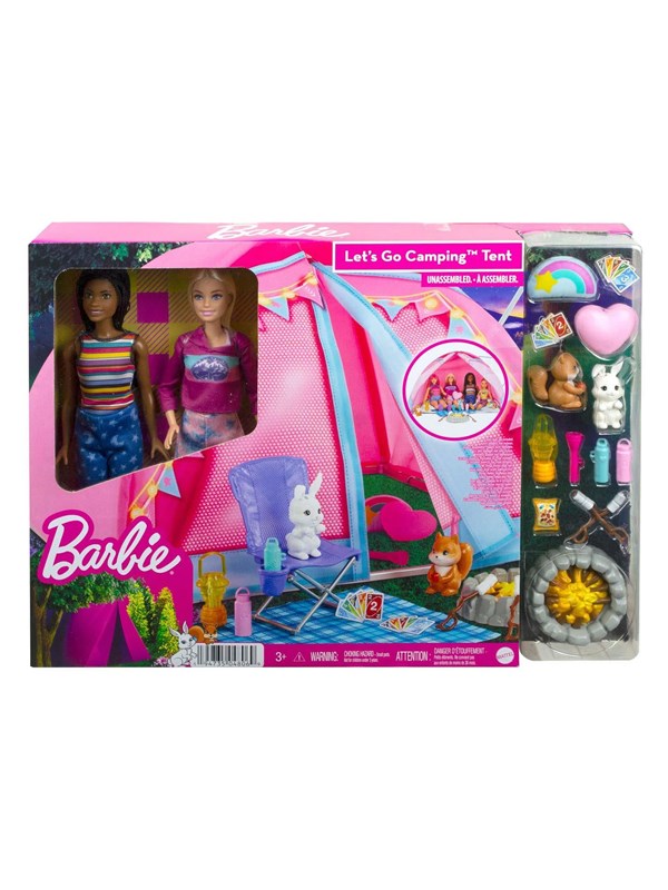 Barbie Let's Go Camping Tent Playset