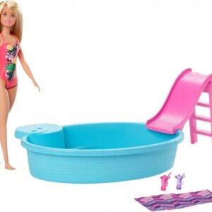 Barbie Pool Og Dukke Legesæt