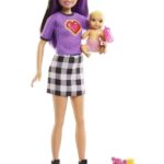 Barbie Skipper Babysitter (Brunette Doll with Baby Doll)