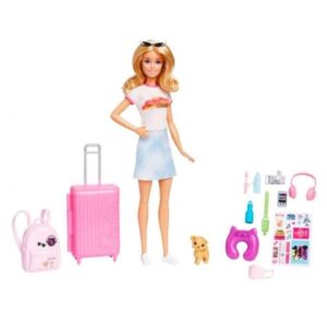 Barbie Travel Set With Puppy