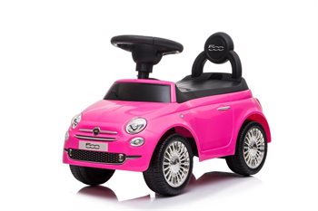 Fiat 500 pink gåbil med musik