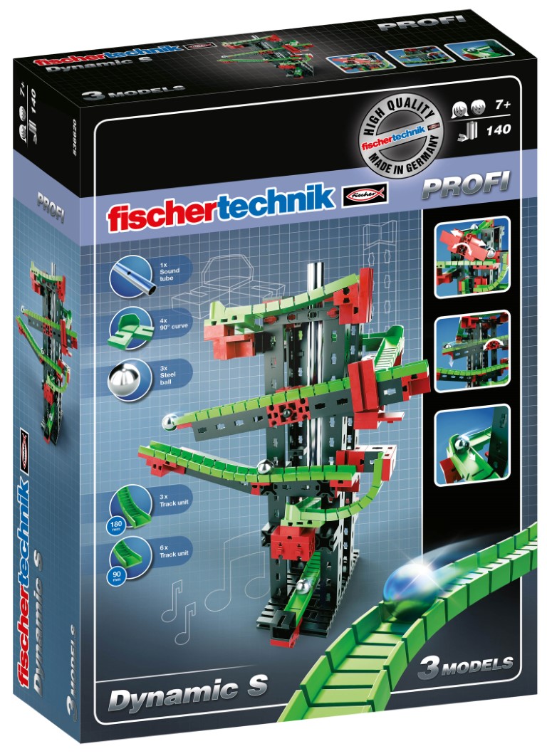 Fischertechnik Profi Dynamic S Kuglebane (140 dele)