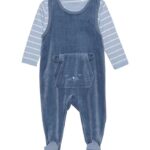 Fixoni Sparkedragt m. Body l/æ - Velour - Blue Fushion