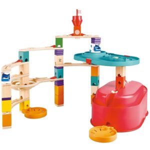 Hape Kuglebane - Quadrilla - 66 Dele - Track Bucket Set