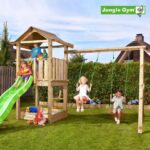 Jungle Gym House legetårn komplet inkl. rutschebane - 804-312N