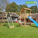 Jungle Gym Shelter legetårn komplet inkl. climb module xtra ekskl. rutschebane - 804-286CB