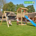 Jungle Gym Shelter legetårn komplet inkl. swing module xtra ekskl. rutschebane - 804-286SB