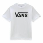 Kortærmet T-shirt til Børn Vans Classic Hvid XL