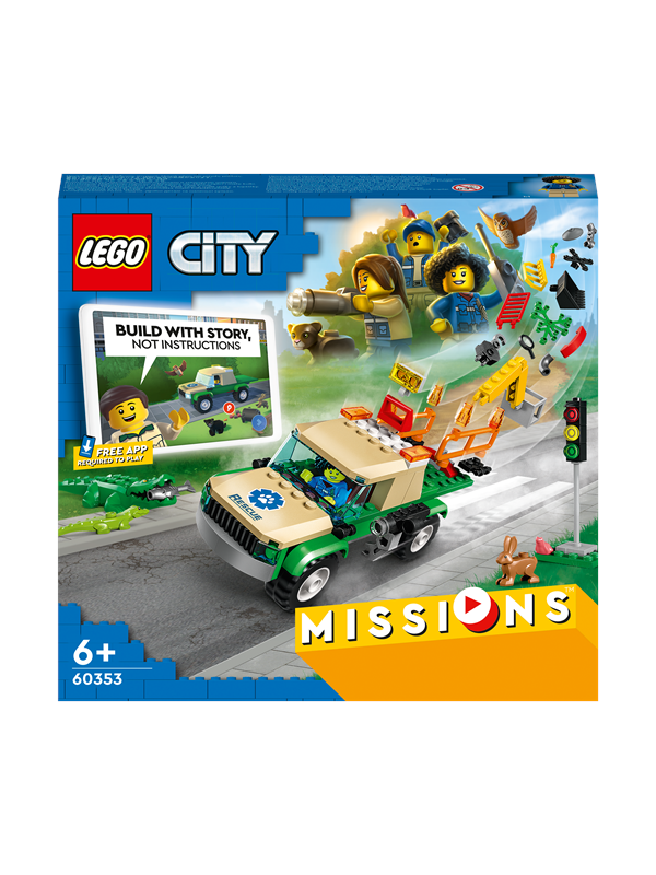 LEGO City 60353 Redningsmissioner for vilde dyr