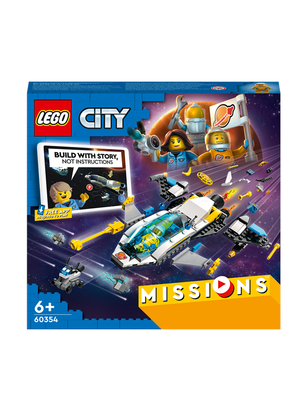 LEGO City 60354 Udforskningsmissioner med Mars-rumfartøjer