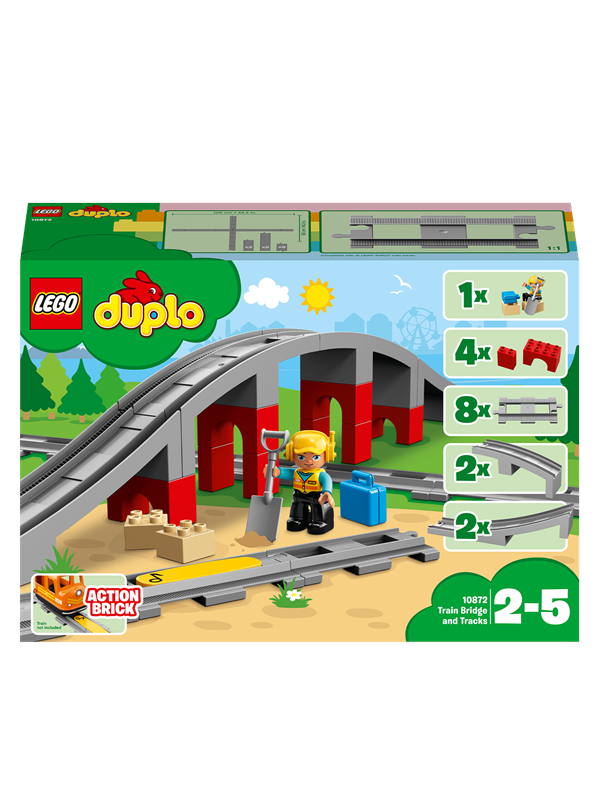 LEGO DUPLO 10872 Togbro og spor