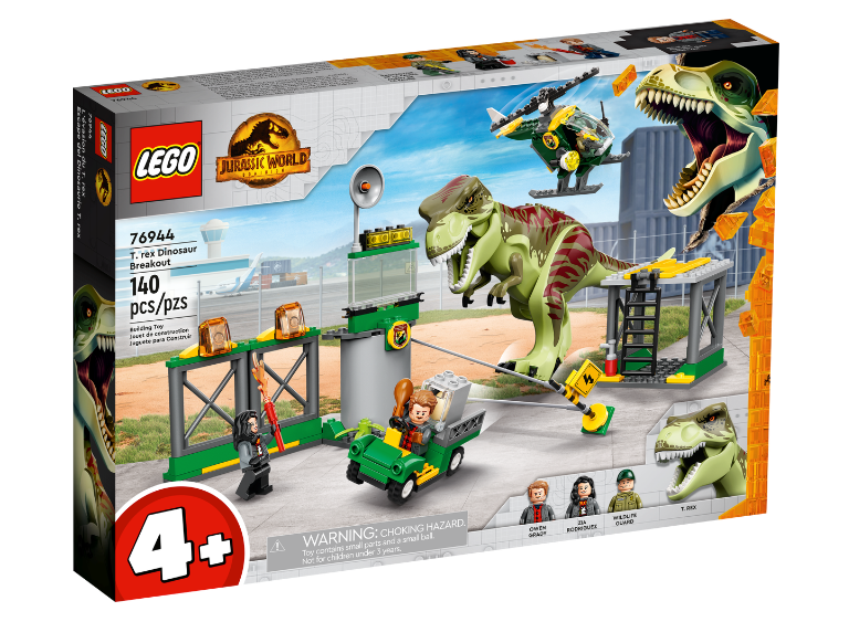 LEGO Jurassic World T-rex På Dinosaurflugt - Lego - Legekammeraten.dk