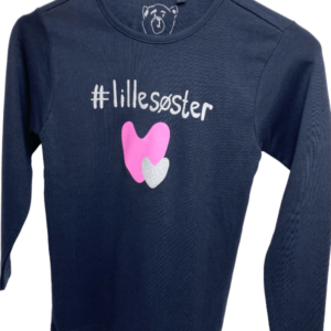 #Lillesøster T-Shirt L/S, Dark Navy - Legekammeraten.dk