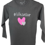 #Lillesøster T-Shirt L/S, Steel Grey - Legekammeraten.dk