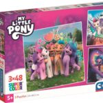 My Little Pony Puslespil - Super Color - 3x48 Brikker - Clementoni