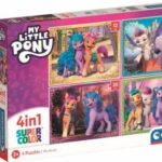 My Little Pony Puslespil - Super Color - Clementoni - 4 Stk