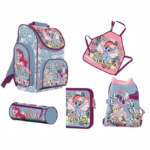 My Little Pony Skoletaske med 5 Dele