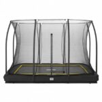 Salta Trampolin Comfort Edition Inground 305x214 sort inkl. sikkerhedsnet - 805-823