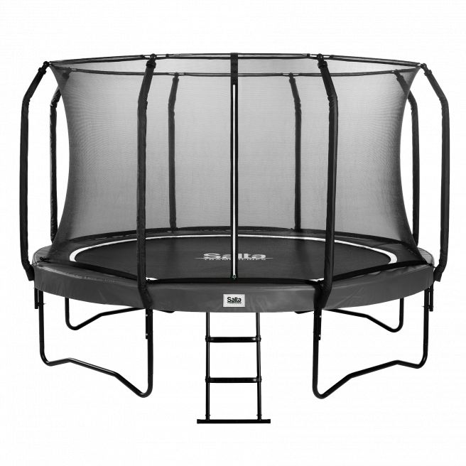 Salta Trampolin First Class Ø366 cm, sort inkl. stige & sikkerhedsnet - 805-565