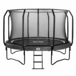 Salta Trampolin First Class Ø427 cm, sort inkl. stige & sikkerhedsnet - 805-567