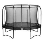 Salta Trampolin Premium Black Edition Ø396 cm, sort inkl. sikkerhedsnet - 805-561