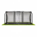 Salta Trampolin Royal Baseground 305x214 cm, sort inkl. sikkerhedsnet - 805-831