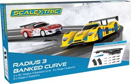 Scalextric Skinner - Radius 3 Banked Curve - 45° - 2 Stk - C8297