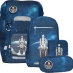 Skoletaske sæt Beckmann classic maxi space mission 28 liter