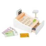 Small Foot - Wooden Toy Cash Register with Accessories 15dlg.