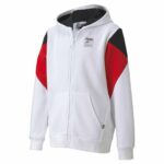 Sportsjakke til børn Rebel Puma Block Full-Zip Hoodie Hvid 12 år