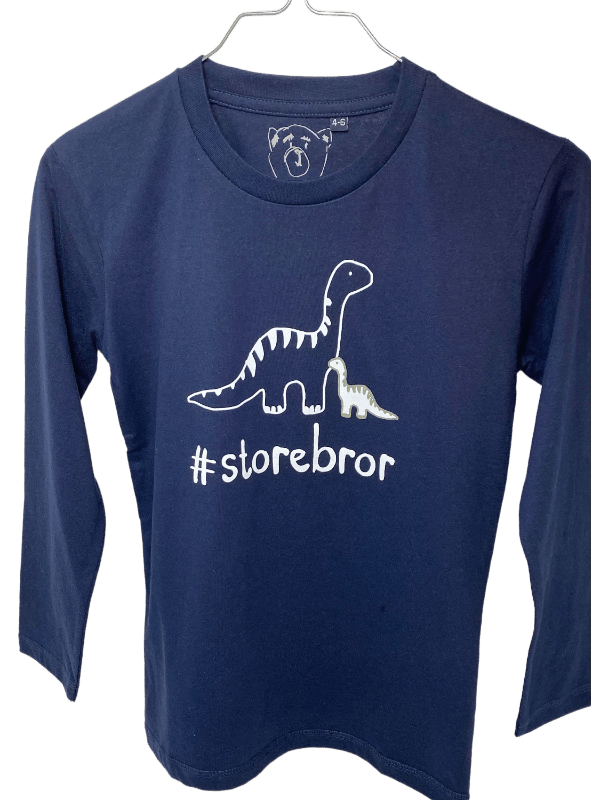 #Storebror T-Shirt L/S, Blue Navy - Storebror T-Shirt - Legekammeraten.dk