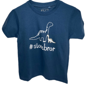 #Storebror T-shirt S/S Støvet Blå - Storebror T-Shirt - Legekammeraten.dk