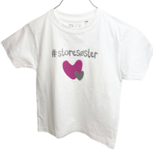 #Storesøster T-Shirt S/S, Hvid - Legekammeraten.dk