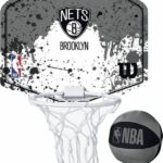 Wilson - Brooklyn Nets Basketball Sæt - Kurv Og Bold